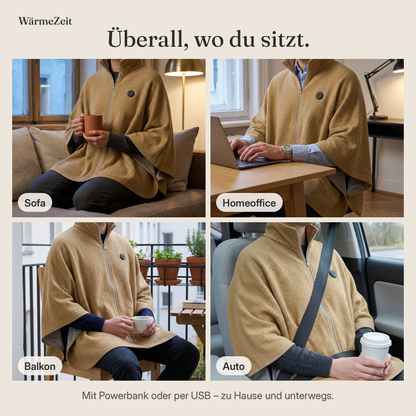 Tragbare Heizdecke